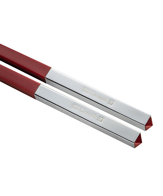 クリストフル ユニ 箸 4セット ノワール＆ルージュ クリストフル ユニ