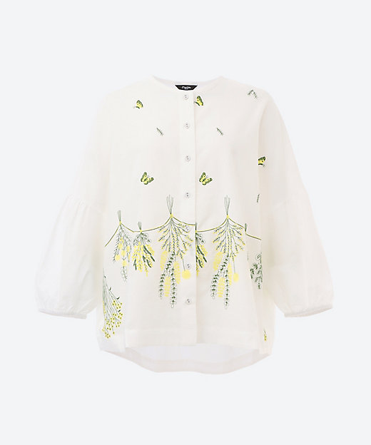 EMB swag（綿） パフブラウス 05GS074003 | marble