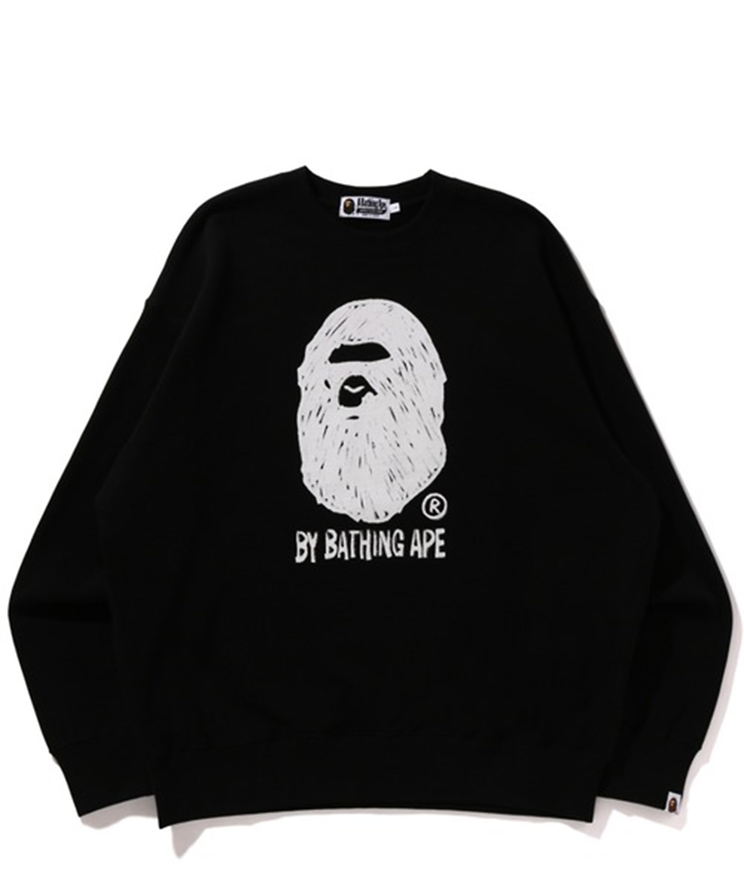 スウェット HAND DRAW APE HEAD CREWNECK