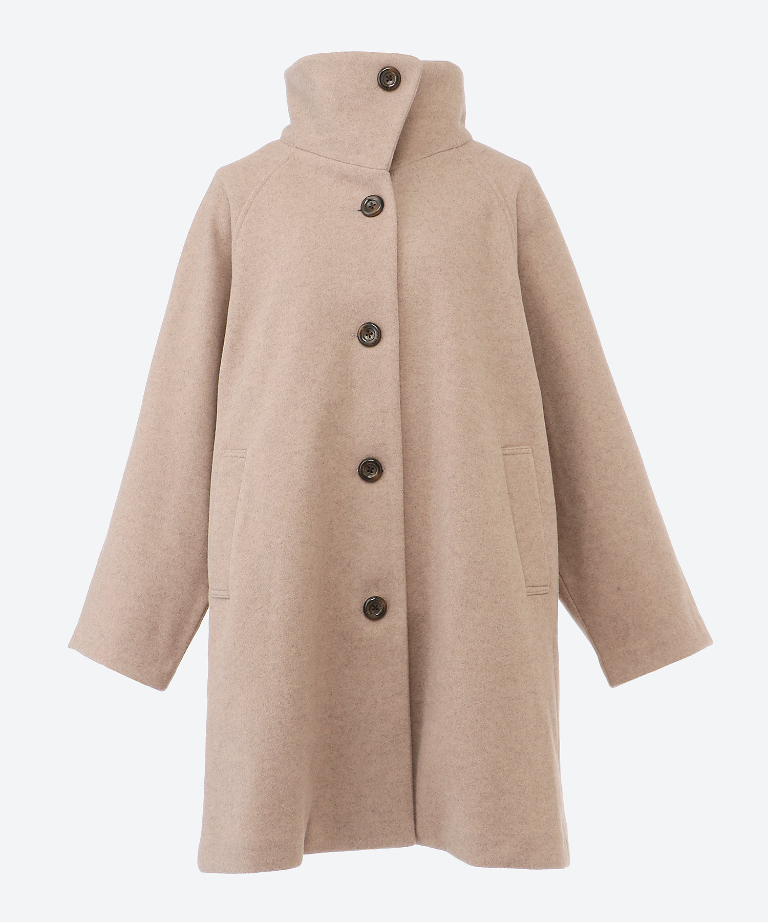 大きいサイズ 15号 greennoutグリーンノート圧縮天竺ウールコート 楽天