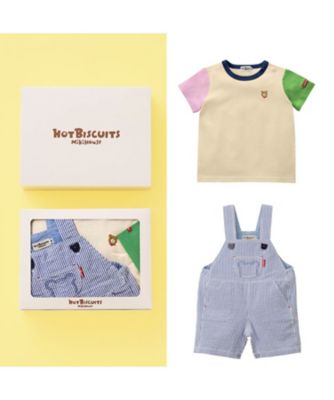 オーバーオール＆Tシャツセット BOX付き 74－9935－142