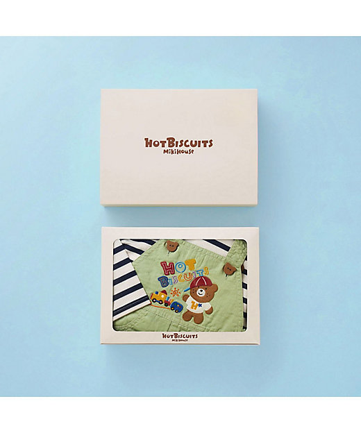 オーバーオール＆Tシャツセット BOX付き 74－9936－145