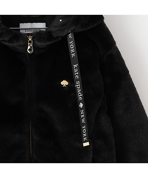 フード付きフェイクファージャケット 8754301 | KATE SPADE NEW