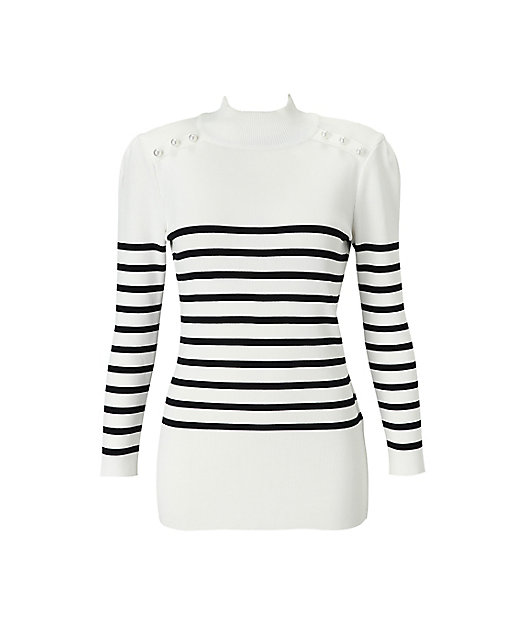 定番BORDER PEARL TOP | BORDERS at BALCONY (Women