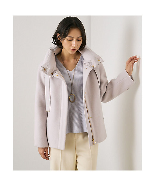 ウール切り替えダウンショートコート | ANAYI/アナイ | 三越伊勢丹