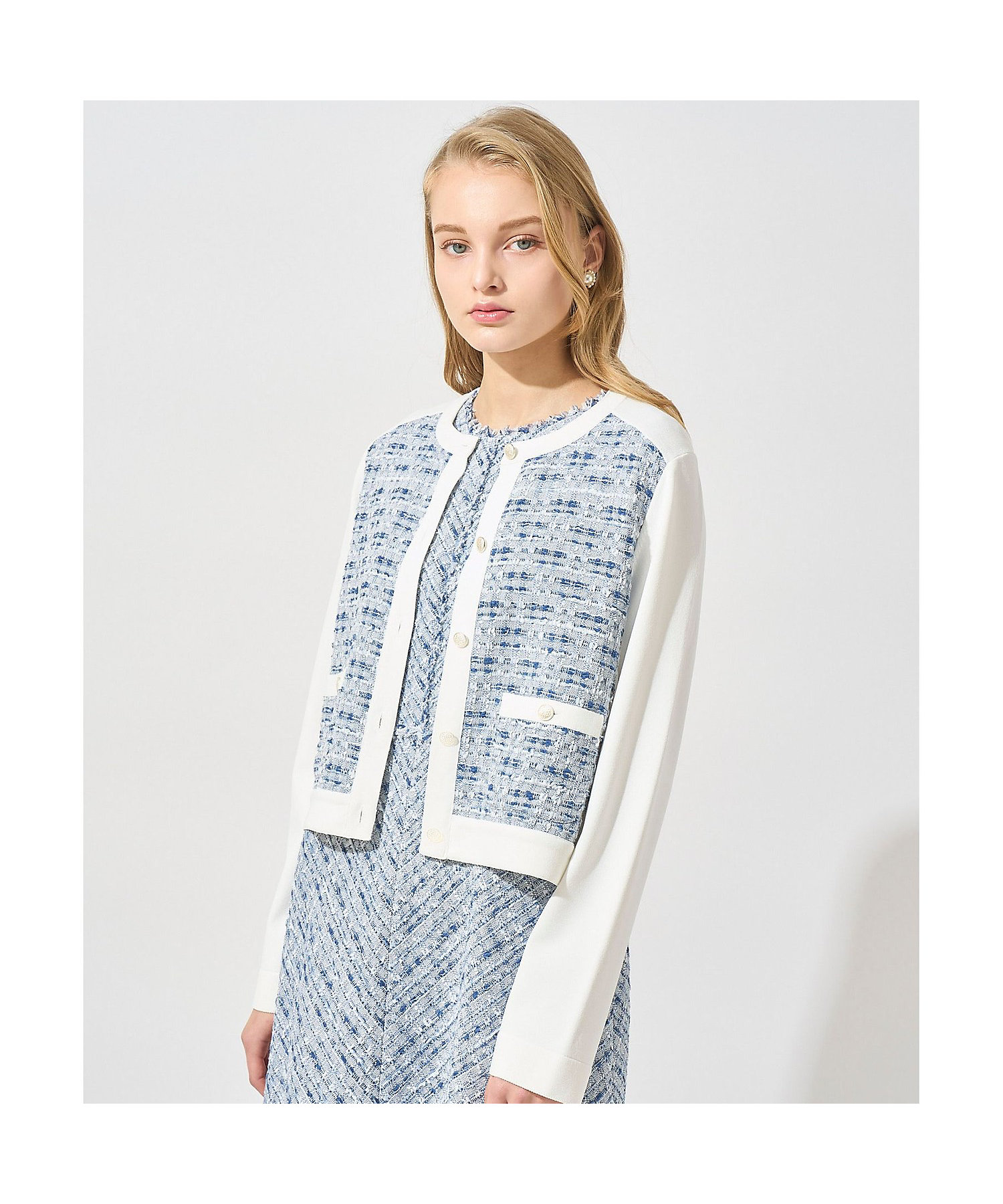 Eternal Line 2025】ミックスツイードコンビジャケット