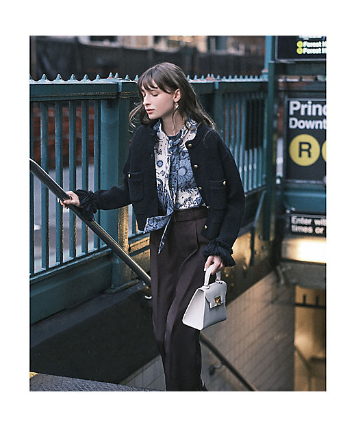 コンスティレーションプリントボウタイブラウス | ANAYI/アナイ | 三越