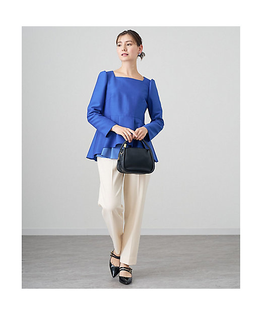 ダブルクロスペプラム ブラウス | ANAYI/アナイ | 三越伊勢丹