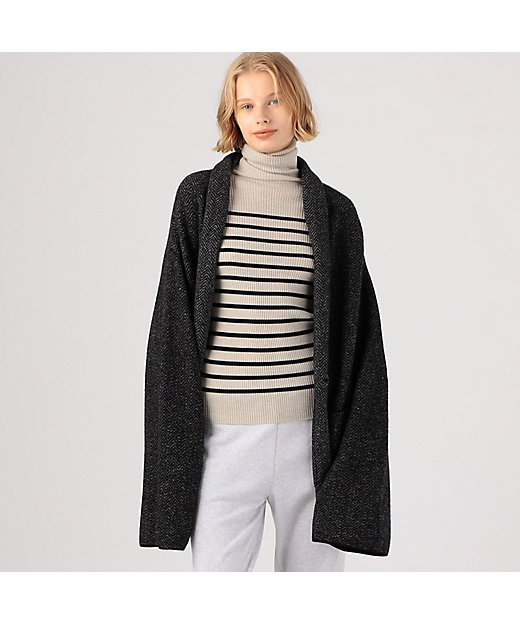 ボイルジャカード ショールカラーカーディガン | maison TOMORROWLAND