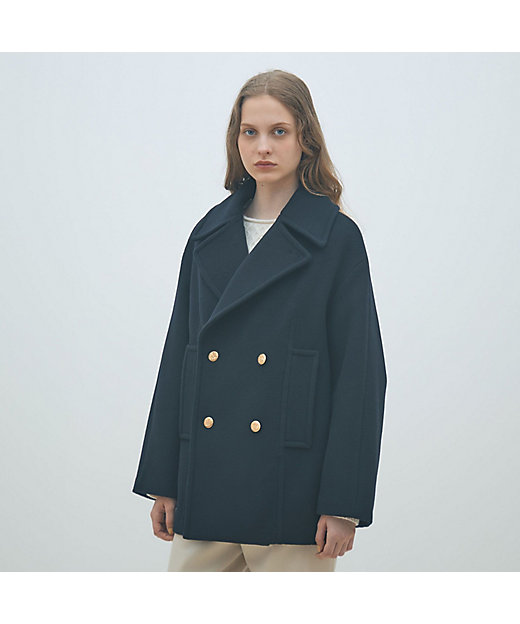 メルトンビーバー Pコート | maison TOMORROWLAND/メゾン