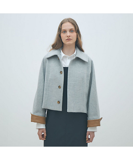 メルトンビーバー ショートコート | maison TOMORROWLAND/メゾン