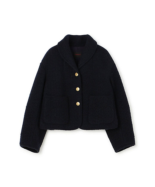 シープニット ショールカラージャケット | maison TOMORROWLAND/メゾン