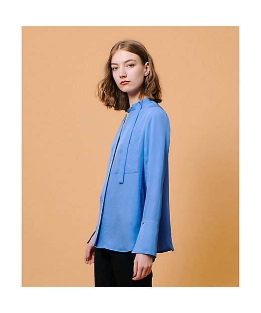 フリュイドオーバーラップブラウス | allureville (Women