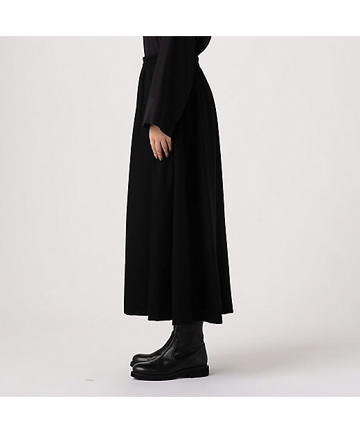 ニットコンビネーション ギャザーフレアスカート | maison