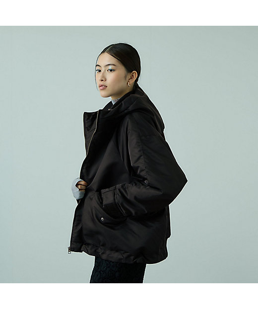 ナイロン中綿フードMA－1ジャケット≪手洗い可能≫ | VICKY（Women