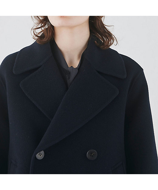 ウールカシミヤダブルフェイス Pコート | GALERIE VIE (Women