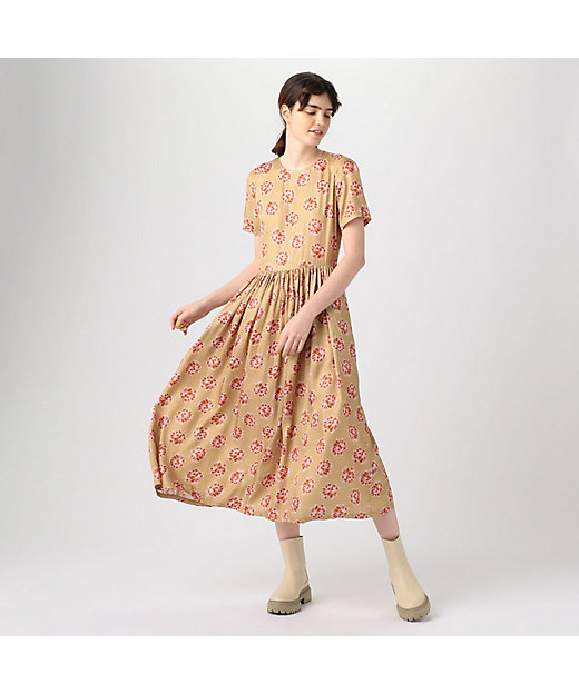 NO．6 MAEVE レーヨン フラワープリントワンピース | maison