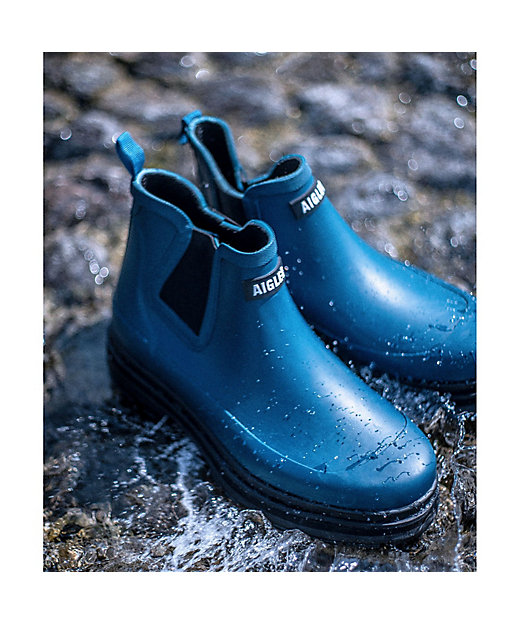 厚底 防水 ソフトレイン M2 ラバーブーツ ／ チェルシーブーツ