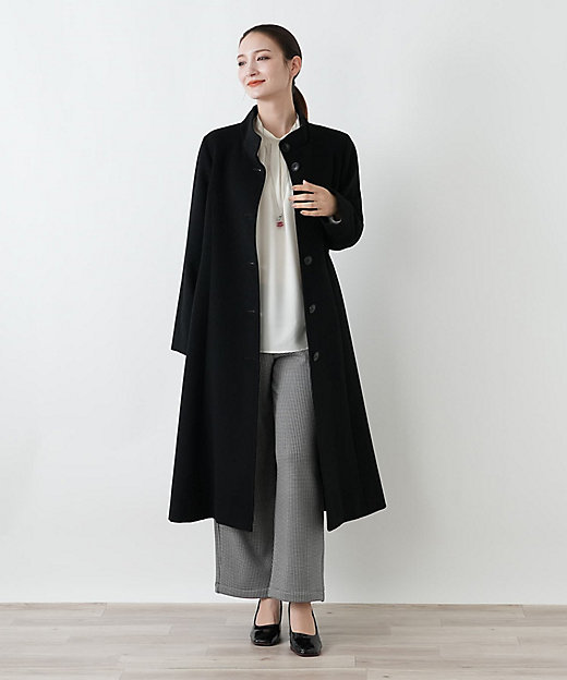 カシミヤスタンドカラーコート | Leilian (Women)/レリアン | 三越