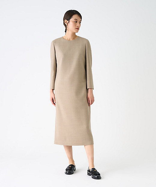 ウールサキソニーワンピース | LANVIN COLLECTION (Women)/ランバン