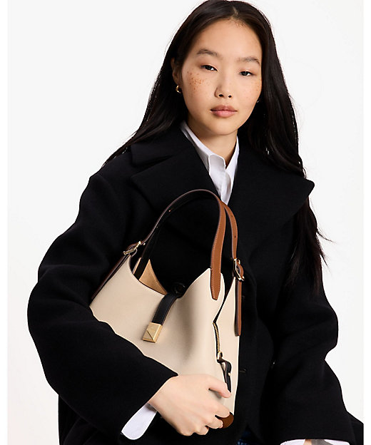 デコ カラーブロック ミディアム クロスボディ トート | KATE SPADE