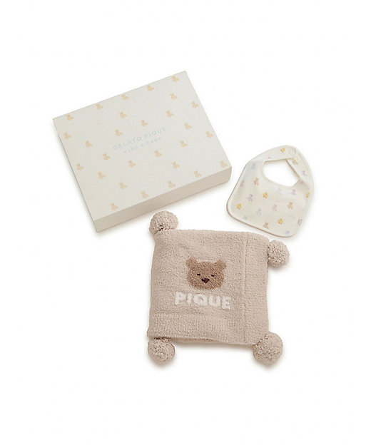 BABYベアブランケット＆スタイ2点セット ギフトBOX