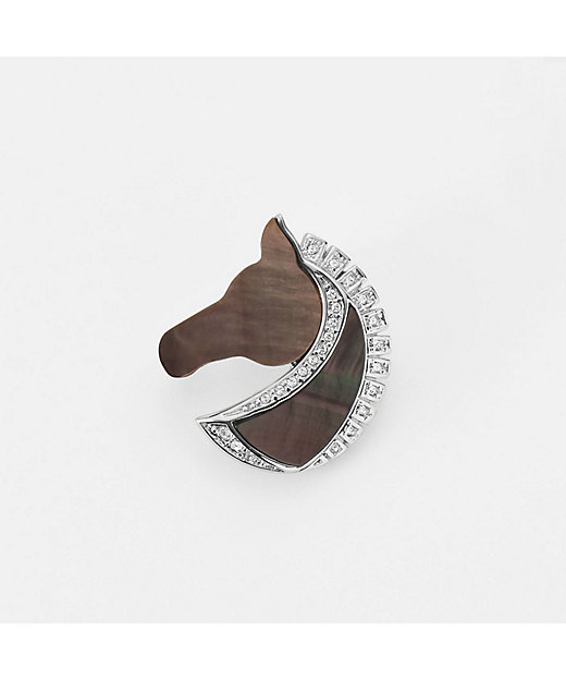 黒蝶貝 馬ブローチ VBMV5672 BP | VENDOME BOUTIQUE (Women