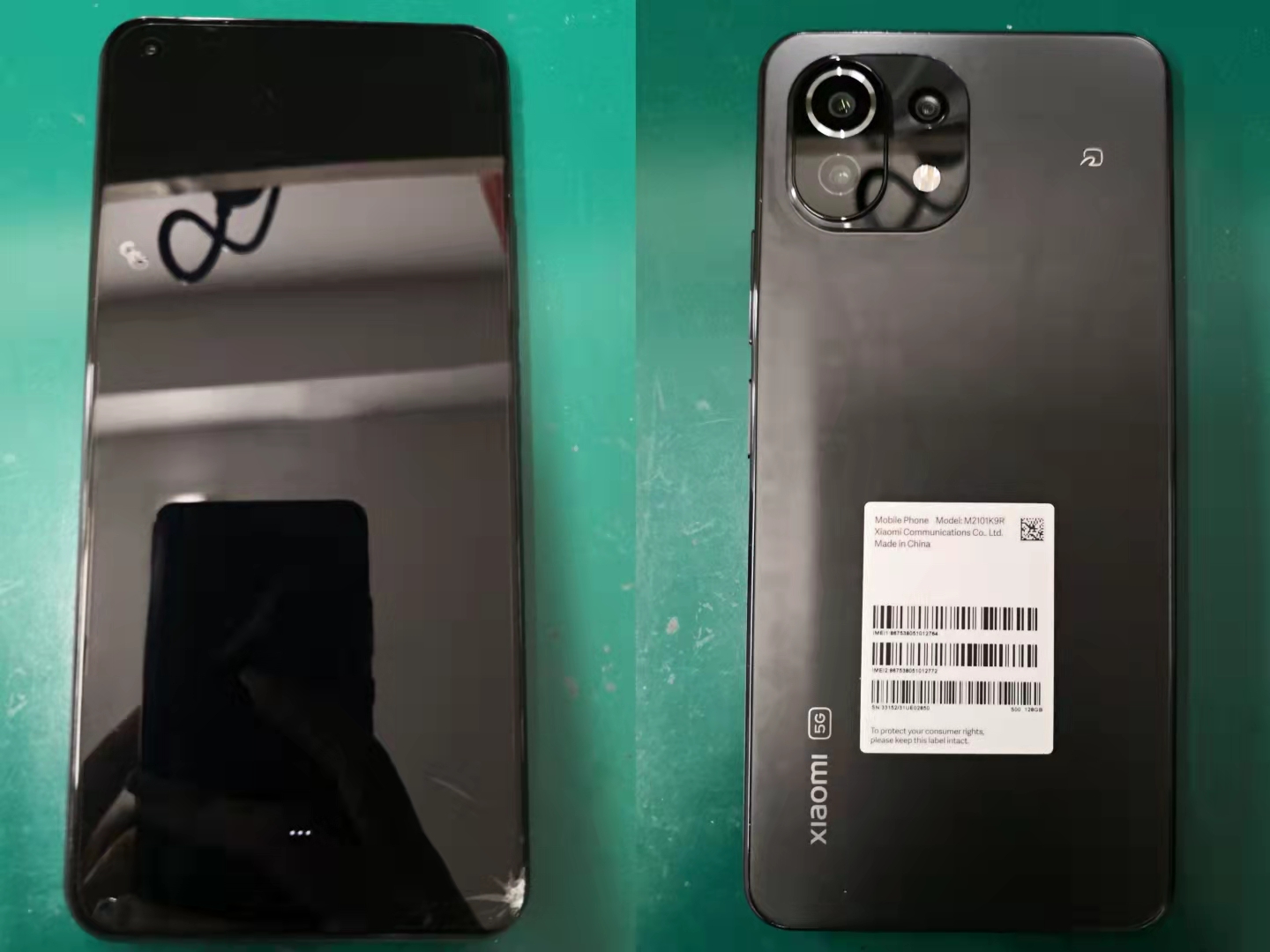 Xiaomi Mi 11 Lite 5G 即日画面修理 池袋】映らない 表示されない 液晶