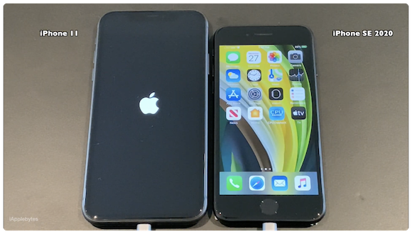 iPhone SE（第2世代）とiPhone8/11/XR/SEの速度比較動画 - iPhone Mania