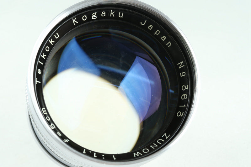 Zunow 50mm F/1.1 Lens for Leica L39 *購入希望の方は弊社までご連絡