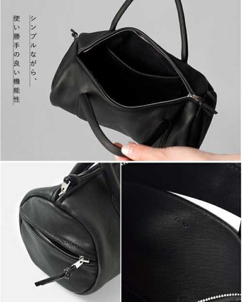 Aeta アエタ DA101 CYLINDER BOSTON ディアレザーボストン バッグ DEER