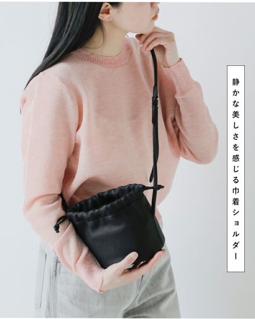 Aeta アエタ ディアレザー ハンド ポーチ ミニ ショルダー バッグ