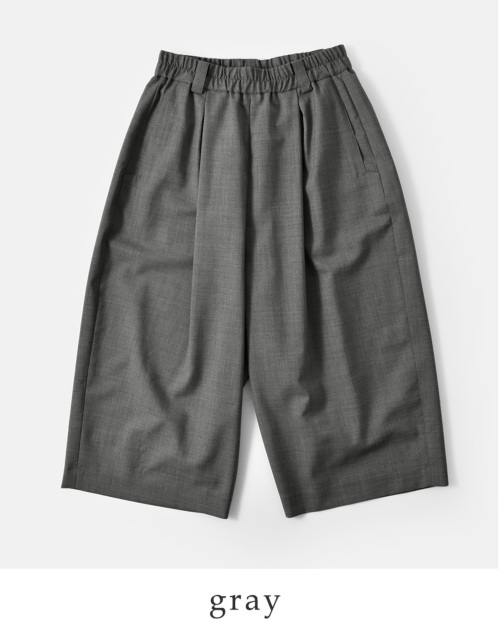 atelier naruse アトリエナルセ ウール フォーマル ガウチョパンツ