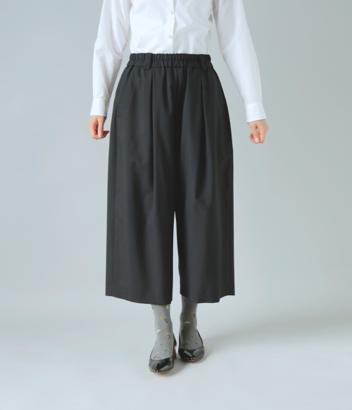 atelier naruse アトリエナルセ ウール フォーマル ガウチョパンツ