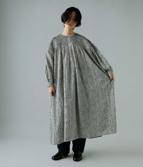 maison de soil メゾン ド ソイル 80s コットン フラワー ブロック