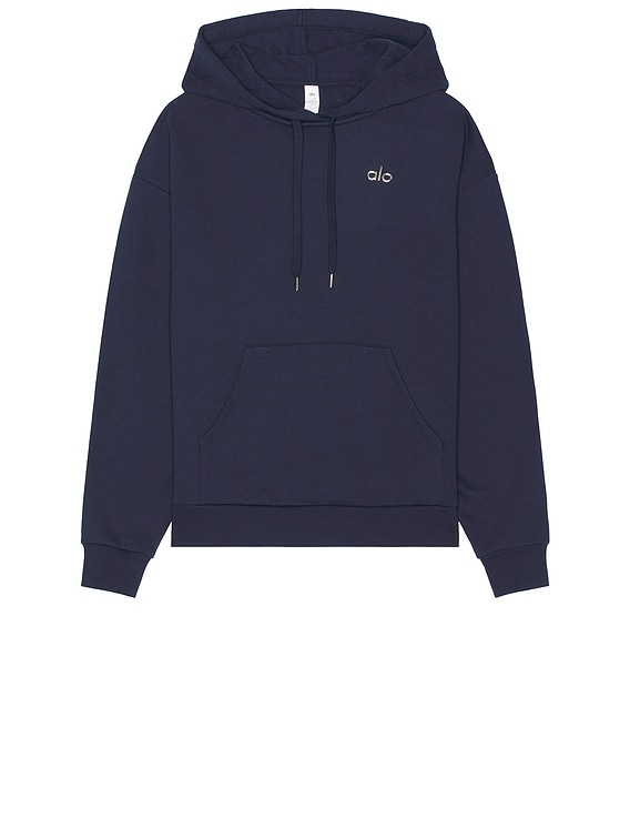 alo Accolade Hoodie in Navy | FWRD