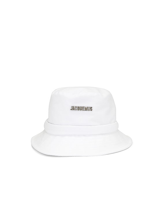 JACQUEMUS Bucket Hat in White | FWRD