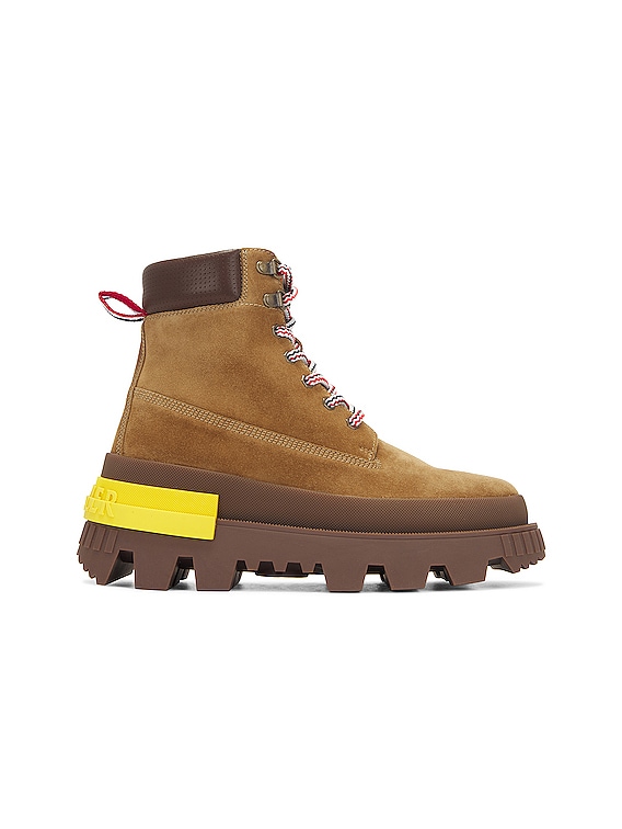 Moncler Mon Corp Ankle Boots in Light Brown | FWRD