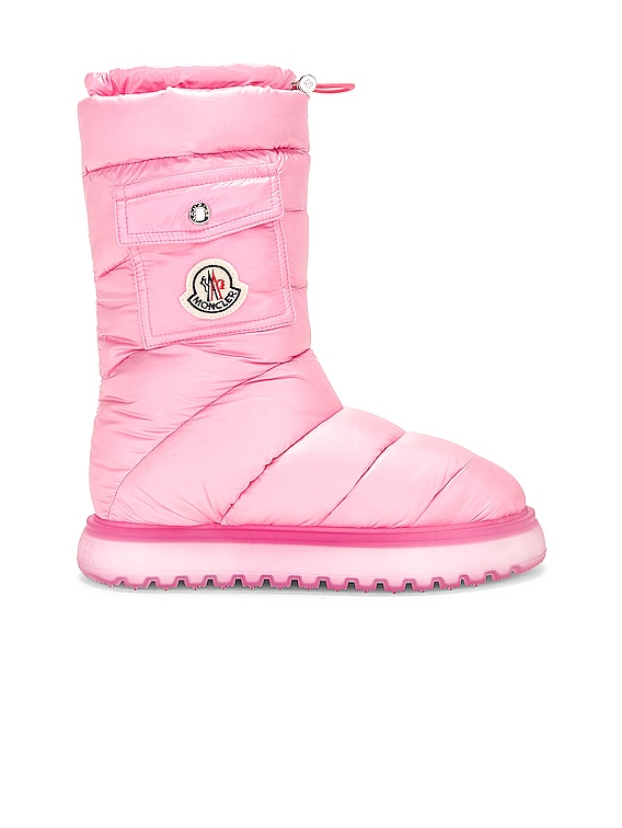 Moncler Gaia Pocket Mid Snow Boot in Pink | FWRD