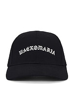 WACKO MARIA 6 Panel Cap Type-1 in Black | FWRD