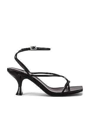 Tony Bianco Avi Sandal in Black Nappa | REVOLVE