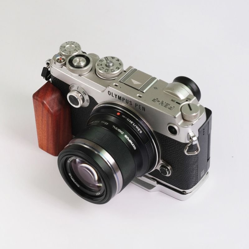 Handmade Olympus PEN-F Grip from Solid Wood 🌲📷