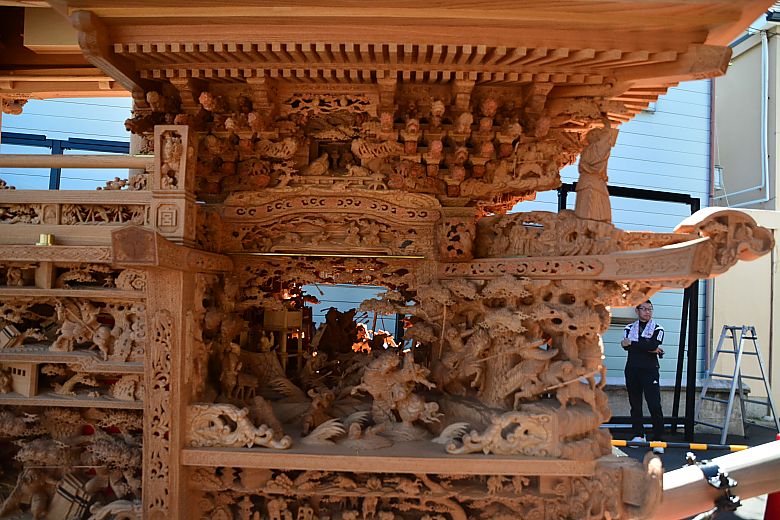 貝塚 森町新調だんじり その③：後屋根回り | シン・板原村のだんじり会館