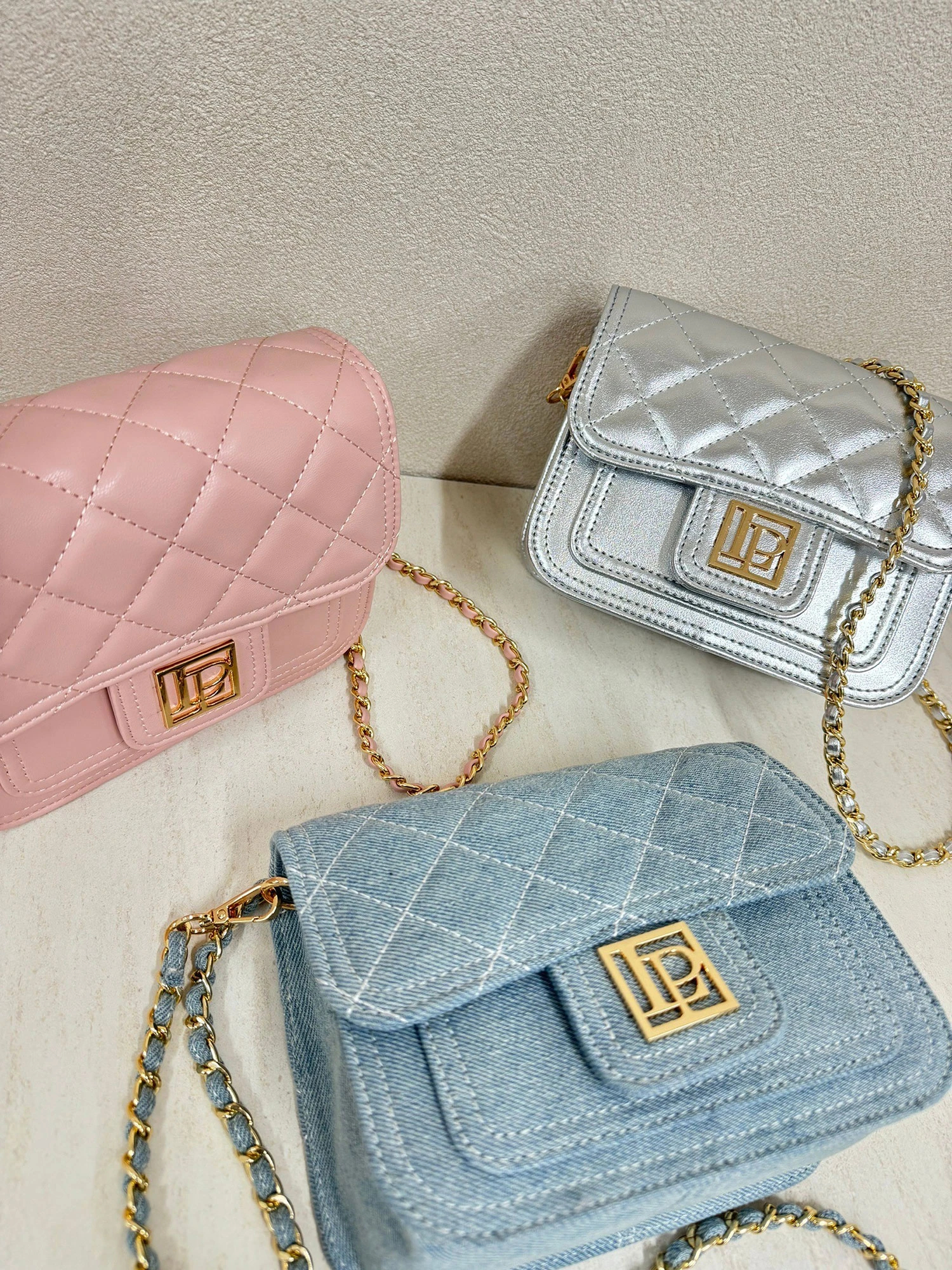 LIP SERVICE（リップサービス）｜ デニムキルティングミニバッグ