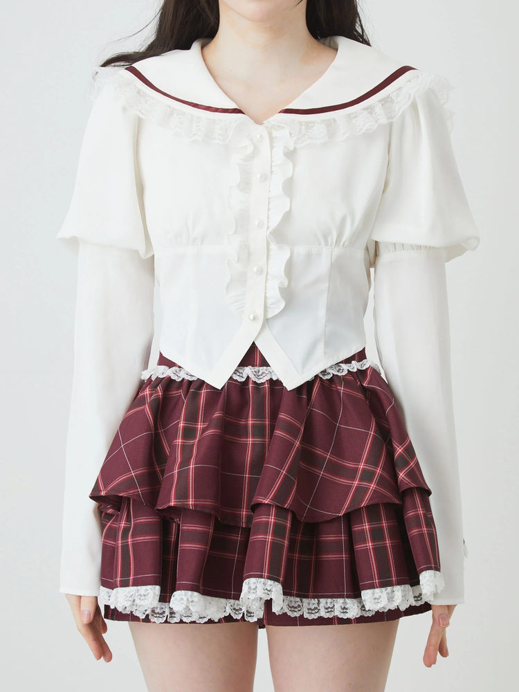 コルセットセーラーTOPS - Ank Rouge(アンクルージュ)のシャツ