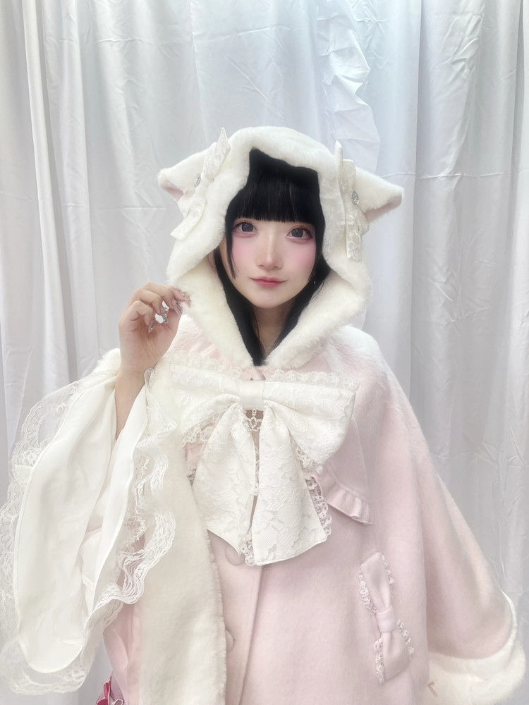 ネコちゃんポンチョコート - Ank Rouge(アンクルージュ)のコート