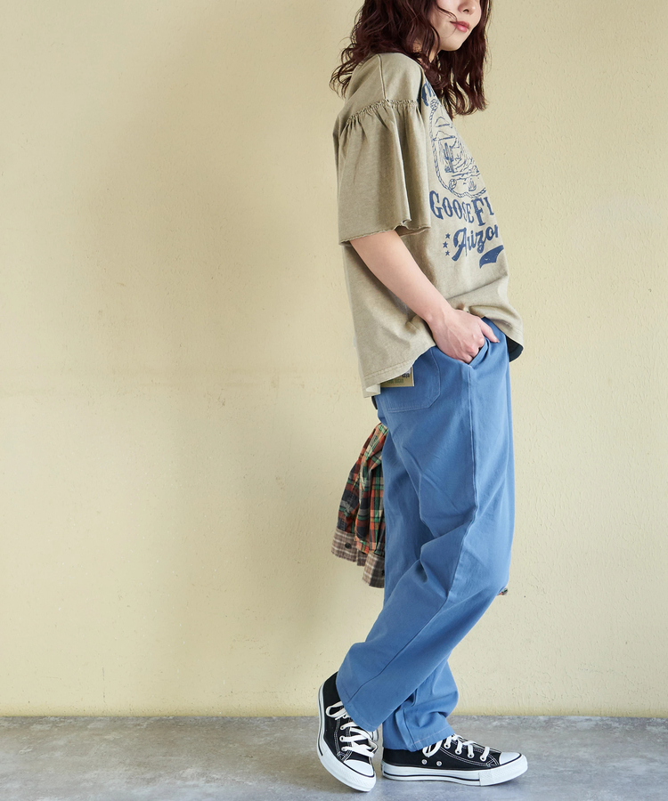 春新作】コットン ツイル エブリデイパンツ｜ファッション通販サイトの