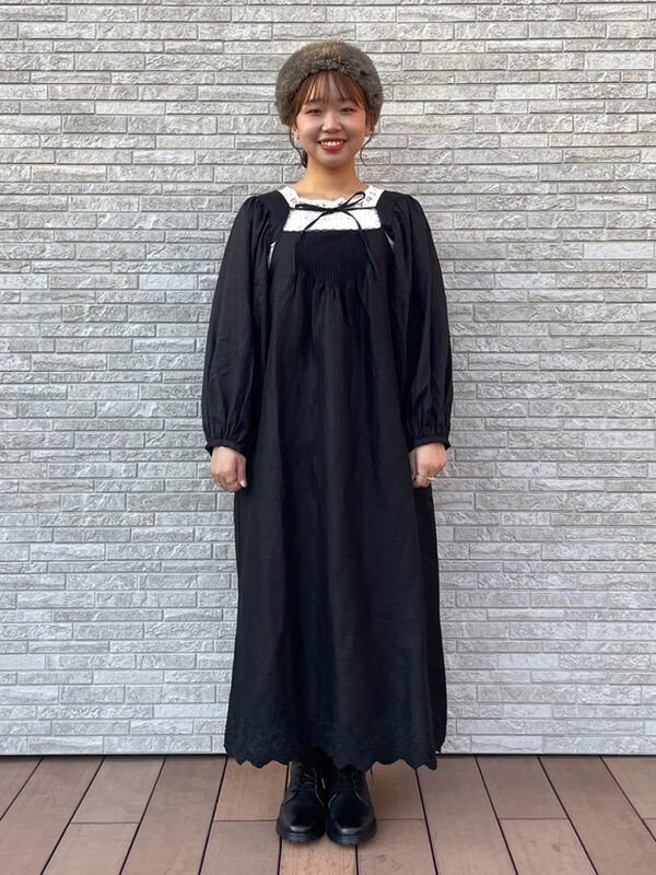 立川店/EC限定】リネンボレロ付キャミワンピース（オフホワイト