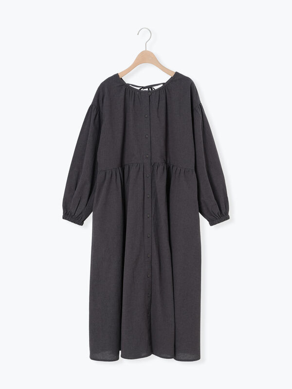 セール】 【S/Mサイズ】リボン付き柄アソート前後2WAYワンピース