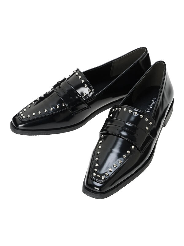 セール】 スタッズローファー《2025spring catalog item》（ブラック